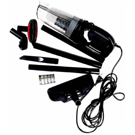 Trade Shop - ELEKTRISCHER BESENSTAUBSAUGER KABELLOS TURBO ZYKLON BEUTELLOS 350W WIEDERAUFLADBAR -