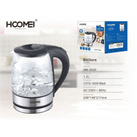 Trade Shop - ELEKTRISCHER BULDER 1370 - 1630 WATT 1.2 LITRIES MIT BASE GIREVOLE 360° FÜR TYSANE -