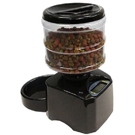 Trade Shop - ELEKTRISCHER SPENDER NAPF 5.5L DIÄTFUTTER KATZE HUND -
