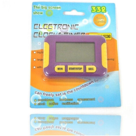 Trade Shop - ELEKTRONISCHER TIMER ELEKTRONISCHER UHRTIMER 332 KÜCHENTIMER MAGNET -