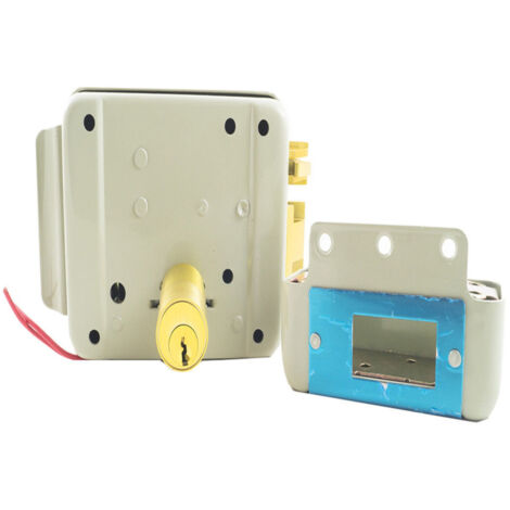 TRADE SHOP - Elettroserratura Serratura Elettrica Cancello Pulsante Completa Linq Li-lk758 -