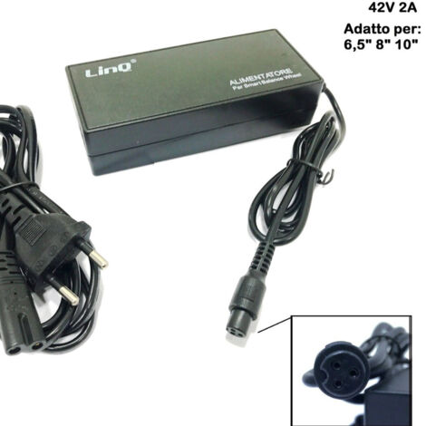 Trade Shop - Ersatz-Batterieladegerät für Balance Hoverboard 42V 2A Batterie Stromversorgung -