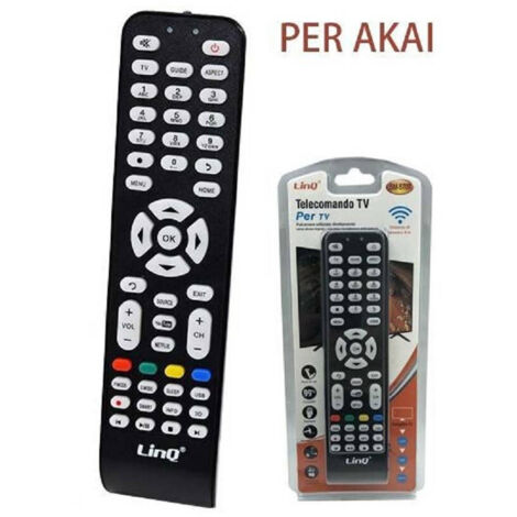 Trade Shop - Ersatzfernbedienung kompatibel mit Akai LED LCD HDTV 3DTV Universal AK-5728 -