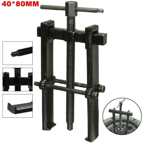 TRADE SHOP - Estrattore Per Cuscinetti Separatore Cuscinetti Meccanici 2 Braccia 40x80mm -