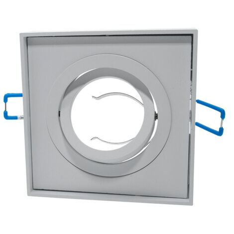 Trade Shop - External Incasso 85mm Lampade Led Lampade Gu10 Gu5.3 -      Blanco