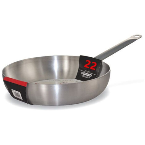 Trade Shop - Falda De Aluminio Profesional High Sal Pan Para Gestionar El Barrido ø22-26cm -     -diámetro 22cm  -