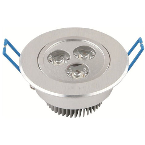 Trade Shop - FARETTO 3 LED 3 W AD INCASSO MIT MOLLA ROTONDO LUCE FREDDA ODER CALDA -