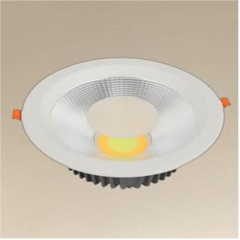 TRADE SHOP - Faretto Da Incasso Led Cob 35w Luce 3000k-6500k Bianco Illuminazione Interni 00427 -