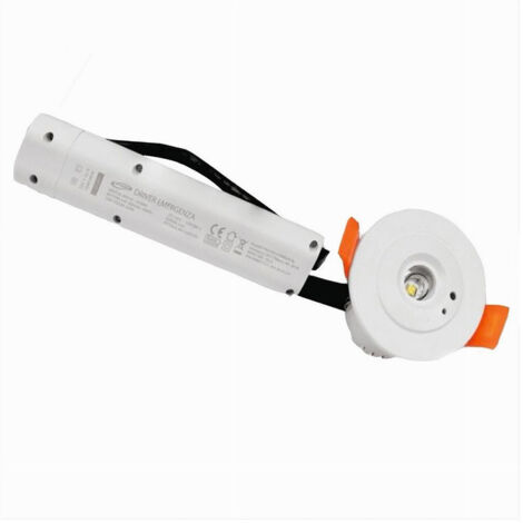 TRADE SHOP - Faretto Emergenza Incasso 3w 1 Led Cob Anti Blackout Luce Fredda 6500k Na05-sl-1 -