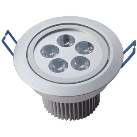 TRADE SHOP - Faretto Faro A Led 3w 5w 7w 9w 12w 15w 18w A Incasso Con Molla Luce Calda Fredda - -Bianco Freddo-5 Watt
