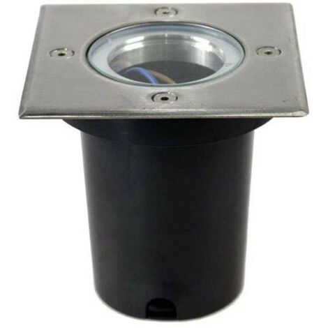 Trade Shop - Faretto Incasso Segnapasso Quadrato Luce Gu10 Calpestabile Esterno Giardino Es13 -