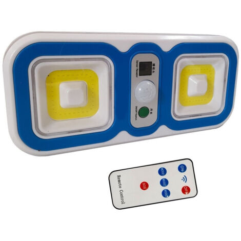 Trade Shop - Faretto Led Sensore Moviment Telecomando Armadio Luce Notturna -