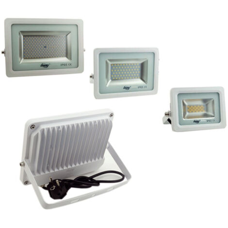 Trade Shop - FARETTO LED SMD 10W 20W 30W 50W 100W ULTRA SLIM AUS EXTERNAL BIANCO COLOUR -