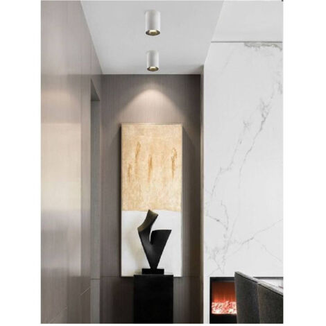 TRADE SHOP - Faretto Plafoniera Soffitto 20w Applique Cilindro Led Cob Vari Toni Luce F20w-5b - -Bianco Naturale      -
