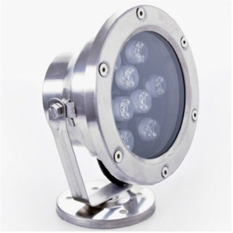 Trade Shop - FARETTO SPOT LIGHT FÜR EXTERNEHMEN GIARDINO 9 WATT LUCE CALDA FRED VERDE RGB -