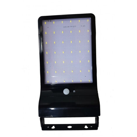 TRADE SHOP - Faro Faretto Con Sensore Movimento Crepuscolare Led 20w Da Muro Energia Solare -