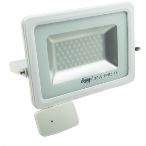 TRADE SHOP - Faro Faretto Fari Led Ip65 Con Sensore Movimento Crepuscolare 10w 20 W 30 50 100 - 30 Watt