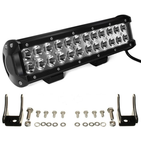 TRADE SHOP - Faro Lampada Supplementare Ip67 Ty- 72w 22 Led 6000k Profondità Suv Fuoristrada -
