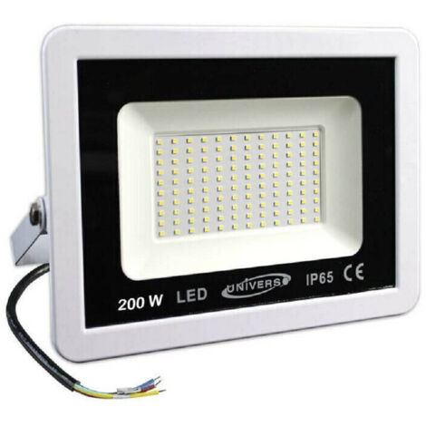 Trade Shop - Faro Led External Proyecto Ip65 Bianco 200 Watt Luce Fredda 6500k F200w-bf1 -