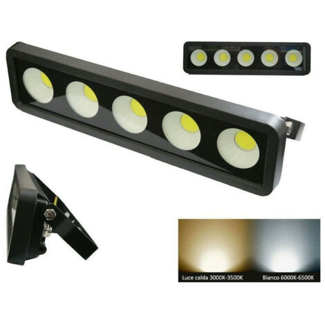 Trade Shop - Faro Led Para Faretto Sottile Ip65 50 Watt Led Flood Con Staff -