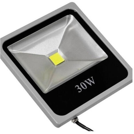 TRADE SHOP - Faro Led Slim Faretto Luce Calda Alta Luminosita' 10w 20w 30w 50w 80w 100w Ip66 - 30 Watt