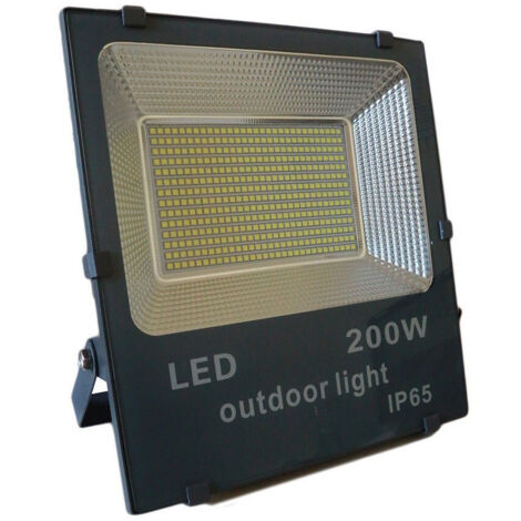 TRADE SHOP - Faro Led Smd Slim Faretto Spot Luminosita' Luce Bianca Fredda 50 100 200 W Ip65 -  200 Watt