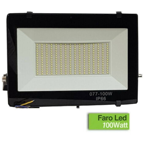 TRADE SHOP - Faro Per Esterno A Led 100w Alta Luminosita' Con 224 Led Luce Bianca Smd Ip66 -