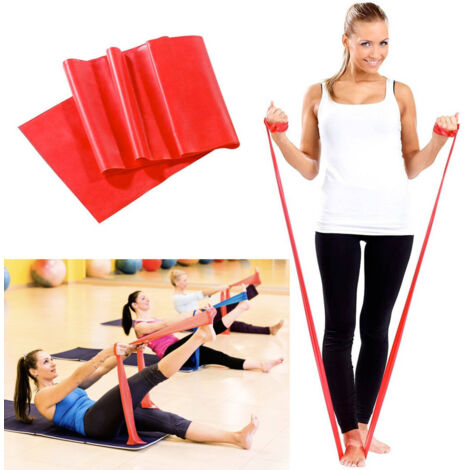 TRADE SHOP - Fascia Elastica In Latex 200cm Per Esercizi Fisici Yoga Ginnastica Palestra Fit -