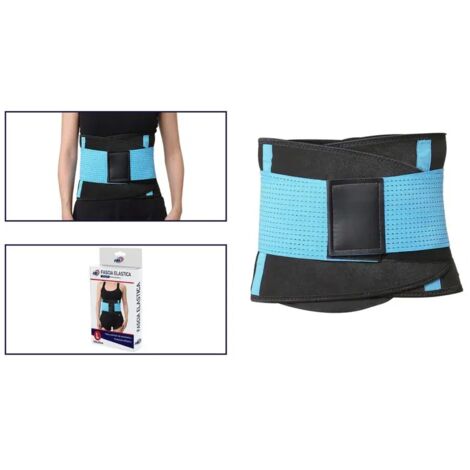Trade Shop - FASCIA LOMBARE SUPPORT FÜR SUPPORT SUPPORT TRAINER PANCIA UNISEX - XL Celeste