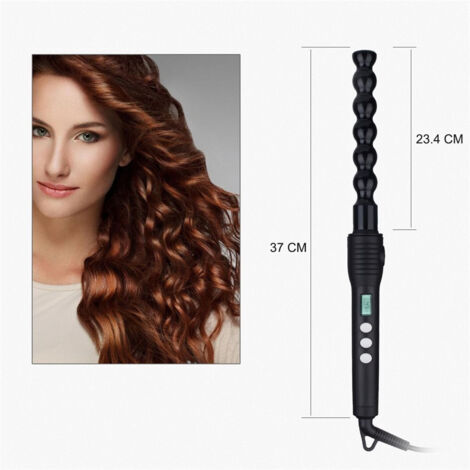 Trade Shop - FERRO ARRICCIACAPELLS MIT DISPLAY LCD TEMPERATURE CONTROLLING SPIRAL CURLER -