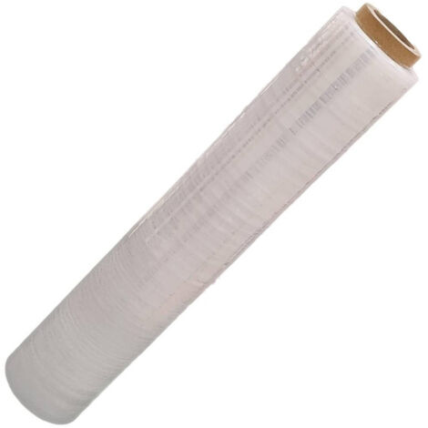 Trade Shop - Film Estirable Film Transparente Rollo Manual Para Embalaje 160mx23myx50cm -