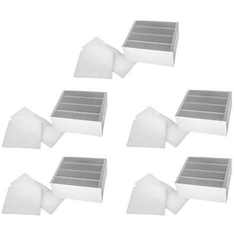 Trade-Shop Filter-Set kompatibel mit Vallox ValloPlus 270 MV, 270 SC, 270 SE Lüftungsgerät - 15in1 (5x Pollenfilter, 5x Zuluftfilter, 5x Abluftfilter)