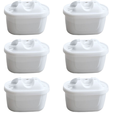 Trade-Shop Filterkartuschen für Brita Aluna Cool, Aluna XL, Marella XL, Marella Cool, Liquelli, Fjord Cool Plus Wasser-Filter / für sauberes Wasser - 6 Stück