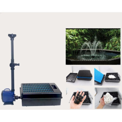 TRADE SHOP - Filtro Interno Wp-350fp 40w 3000l Effetto Cascata Per Fontana Laghetto Acquario -