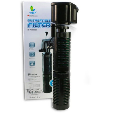Trade Shop - Filtro Sommergibile Multifunzione Interno Acquario Multifunzione Ipf-1508 22w -