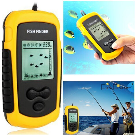 Trade Shop - Fishfinder Sonar Sonda Portable Agua Dulce Pesca Agua Salada Fish Finder -