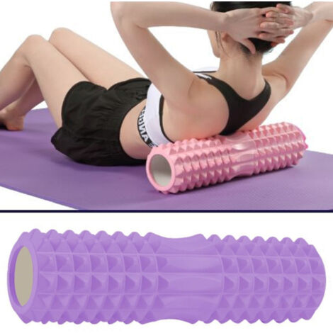 Trade Shop - Fitness-Rollen-Pilates Schaumstoff-Tube-Übungen Gym-Yoga-Massage zurück 45x13 -