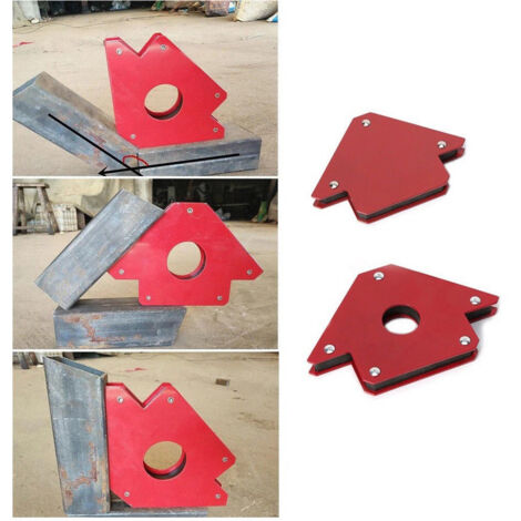 Trade Shop - Flechas Magnéticas Magnéticas Soldar ángulos De Soldadura 45 ° 90 ° 135 ° 25lb 12kg -