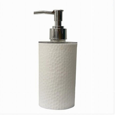 Trade Shop - Flüssigseifenspender Waschbecken weiß gearbeitet Badezimmer Zubehör Möbel 79173 -