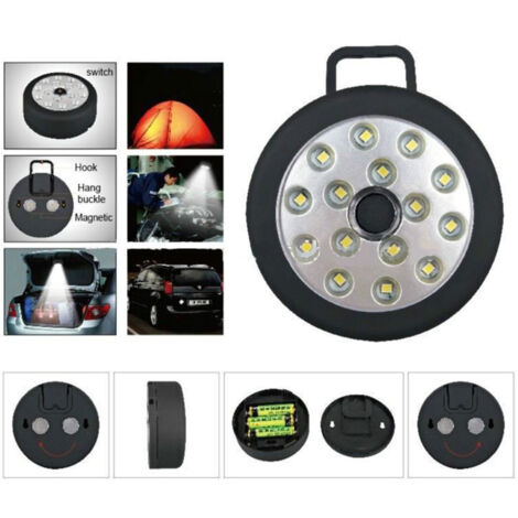 Trade Shop - Foco 15 Led Smd Punto De Luz Gabinete Batería Lámpara De Techo Luz De Emergencia Para El Hogar -