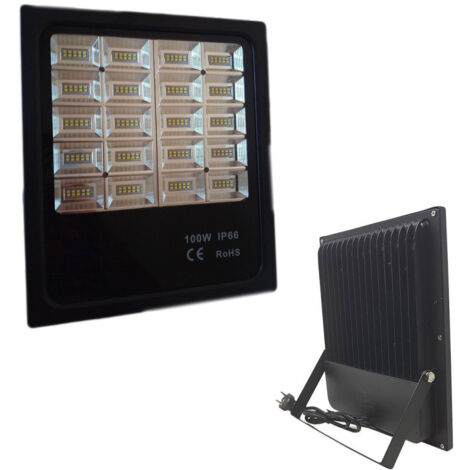 Trade Shop - Foco Led Slim Luz Blanca Ip66 100 Vatios Led Smd -