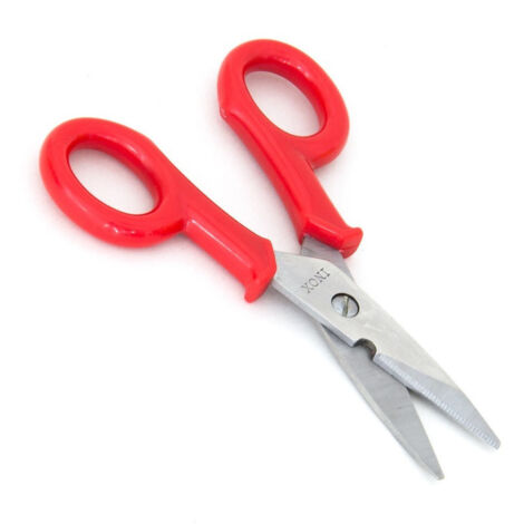 TRADE SHOP - Forbice Forbici Spella Filo Cavo Per Elettricista Taglia Cavo Lame Cromate Cavi -
