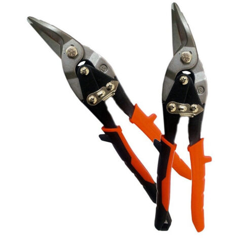 Trade Shop - Forbice Forbici Stagno Cesoia Per Lamiera Taglio Sinistrorso 50 Mm 25 Cm 250 Mm 10" -