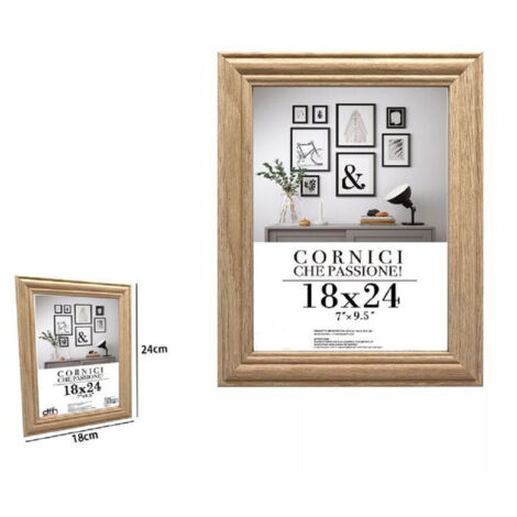 Trade Shop - FOTOGRAPHISCHE FOTOGRAPHISCHE GERICHTE DER FOTOGRAPHISCHEN TELE 18X24CM MODEL LEGNO CHIARO 71625 -