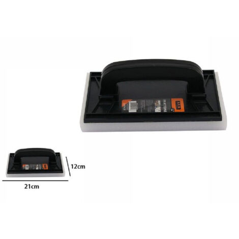 TRADE SHOP - Frattone Frattazzo Spatola Gomma Spugna Per Stucco Muratura 21 X 12 Cm 53258a -