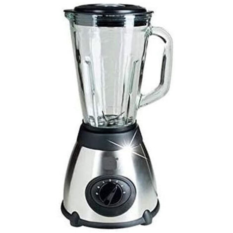 Trade Shop - Frullatore Da 500 W Con Lame In Acciaio Inox Da 1,5 Lt Tritatutto Frutta Verdura -