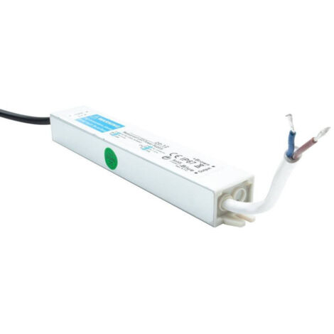 Trade Shop - Fuente De Alimentación Slim 20w Transformador Impermeable Led Tiras Cámara Lámparas -