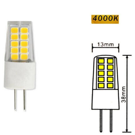 Trade Shop - G4 LED Lightning SMD 2,5 Watt 12V kaltes Licht 6500K Heiße 3000k natürliche 4000k -