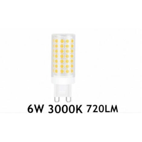 Trade Shop - G9 LED-LAMPE, 6 WATT, 720 LM, WARMES LICHT 3000 K, NATÜRLICHES LICHT 4000 K, KALTES LICHT 6500 K -