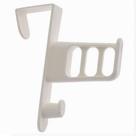 Trade Shop - Gancio Dietro Porta Per Appendere Asciugamani Vestiti Grucce Bagno Casa 87019 -